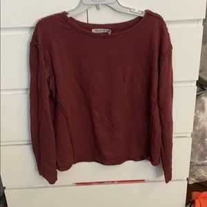 Maroon sweater